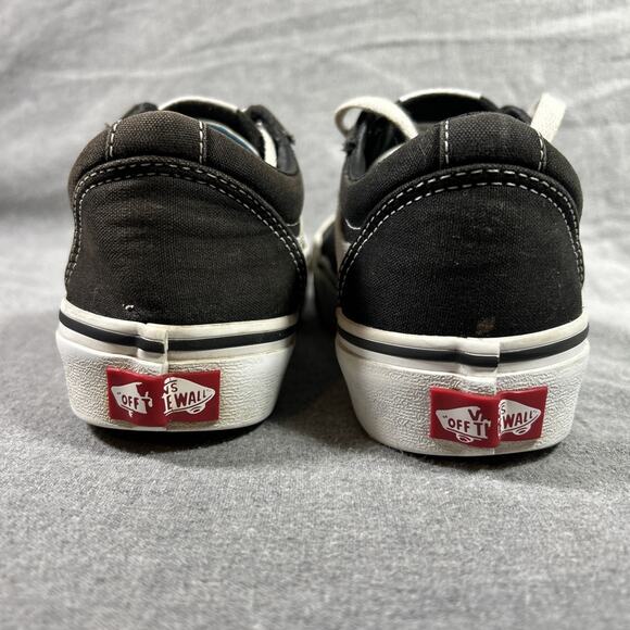 Vans Shoes W 5 (UK 3.5) Black Off The Wall Canvas Skate Shoe Low Top 721356 - Picture 5 of 8